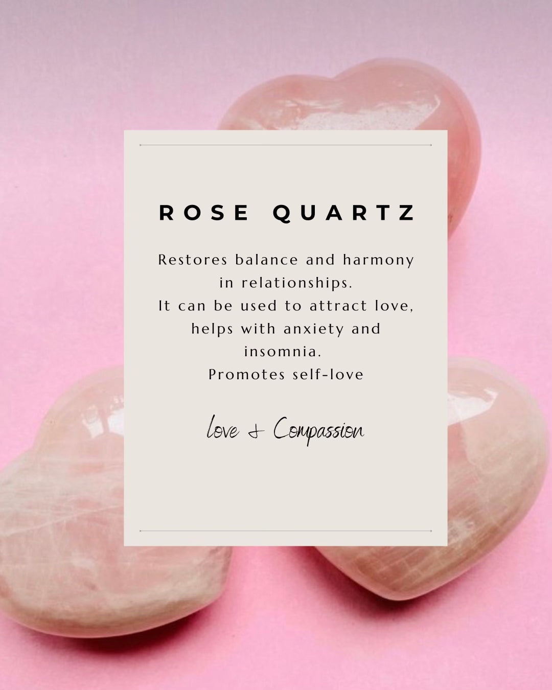 Bracelet - Rose Quartz Stone