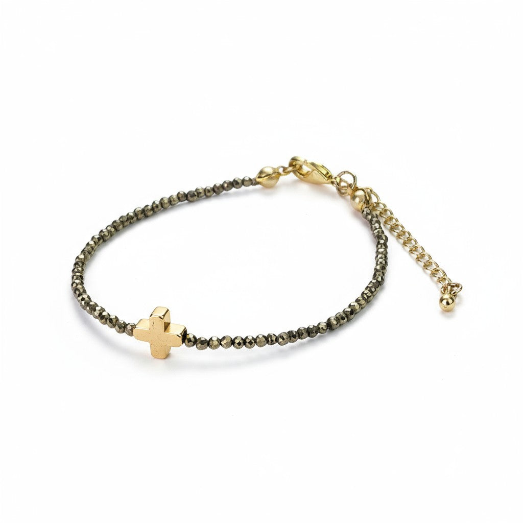 Strength & Protection Bracelet - Pyrite