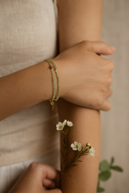 Joyful Abundance Bracelet - Peridot