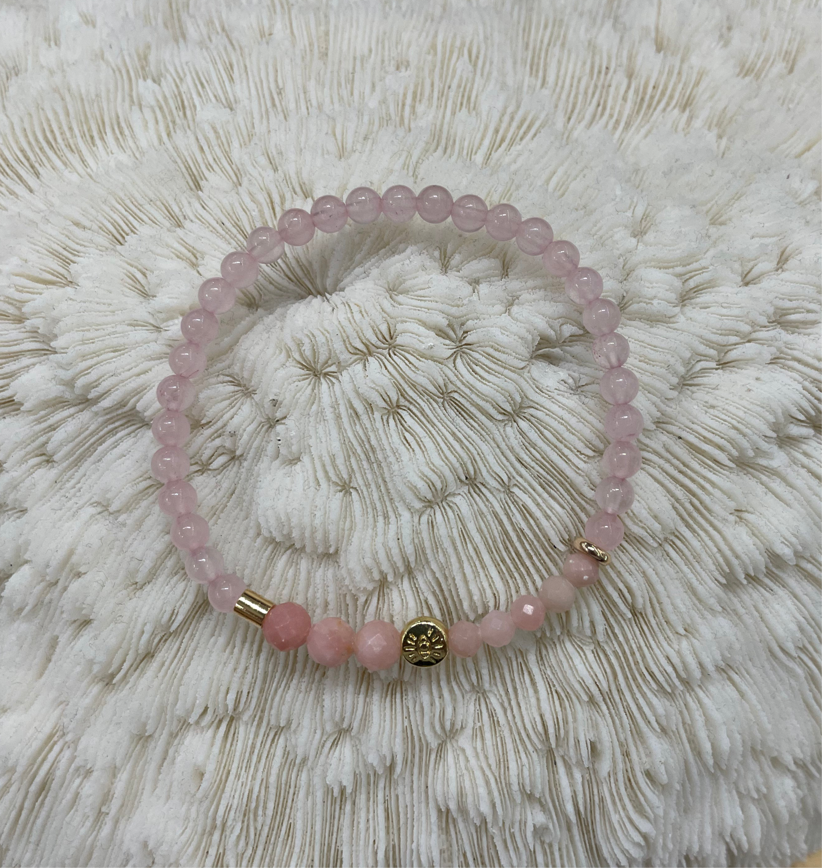 Bracelet - Rose Quartz Stone