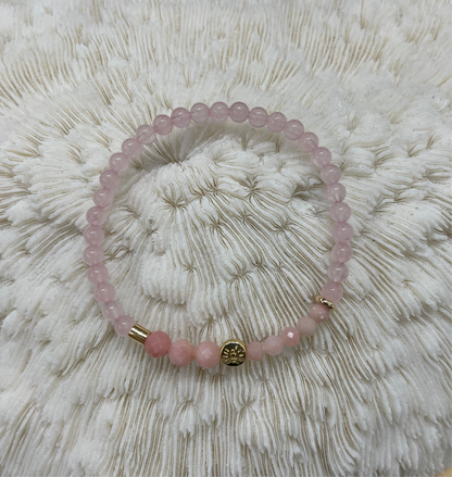 Bracelet - Rose Quartz Stone