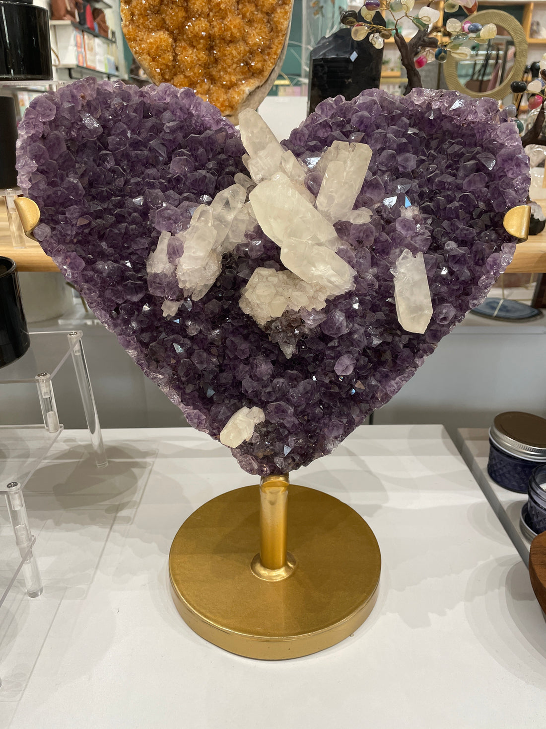 Decor - Amethyst Heart