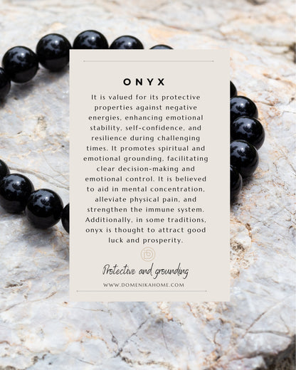 Inner Shield Bracelet - Onyx
