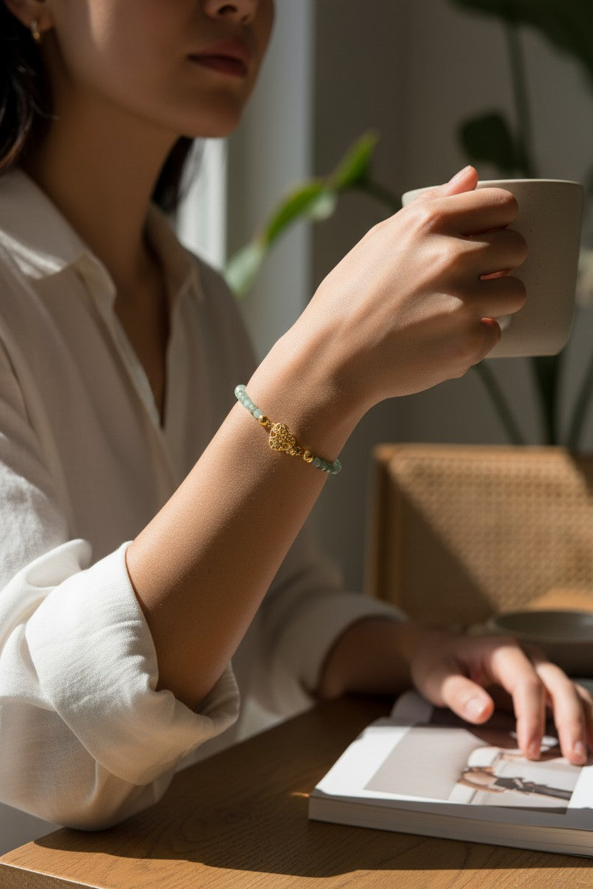 Heart of Renewal Bracelet - Emerald