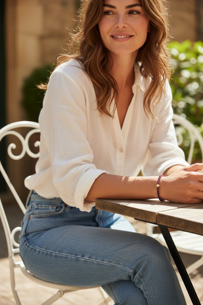 Abundant Vitality Bracelet - Garnet