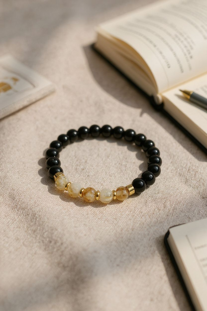 Golden Courage Bracelet - Garnet &amp; Citrine