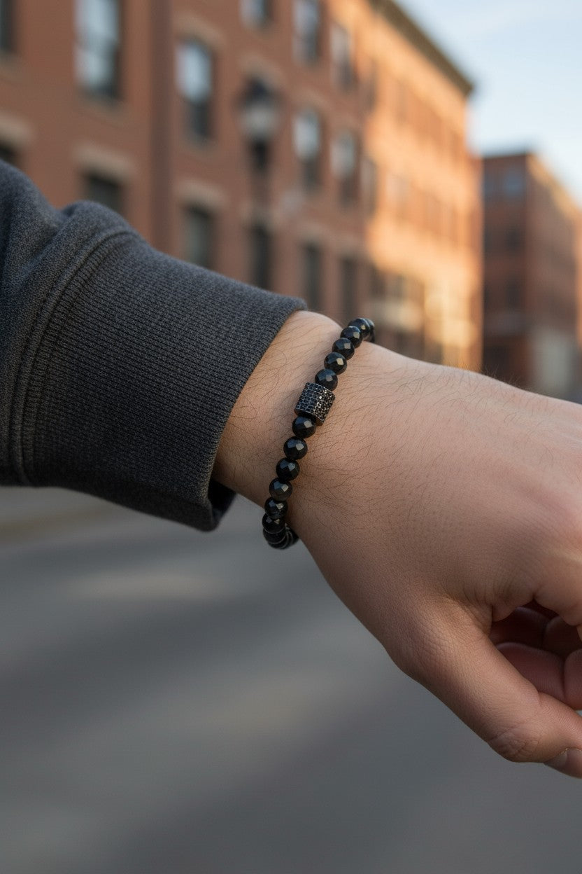 Inner Shield Bracelet - Onyx