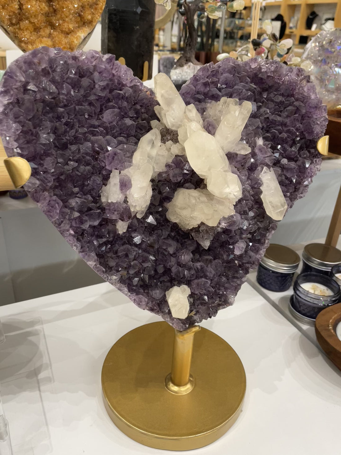 Decor - Amethyst Heart