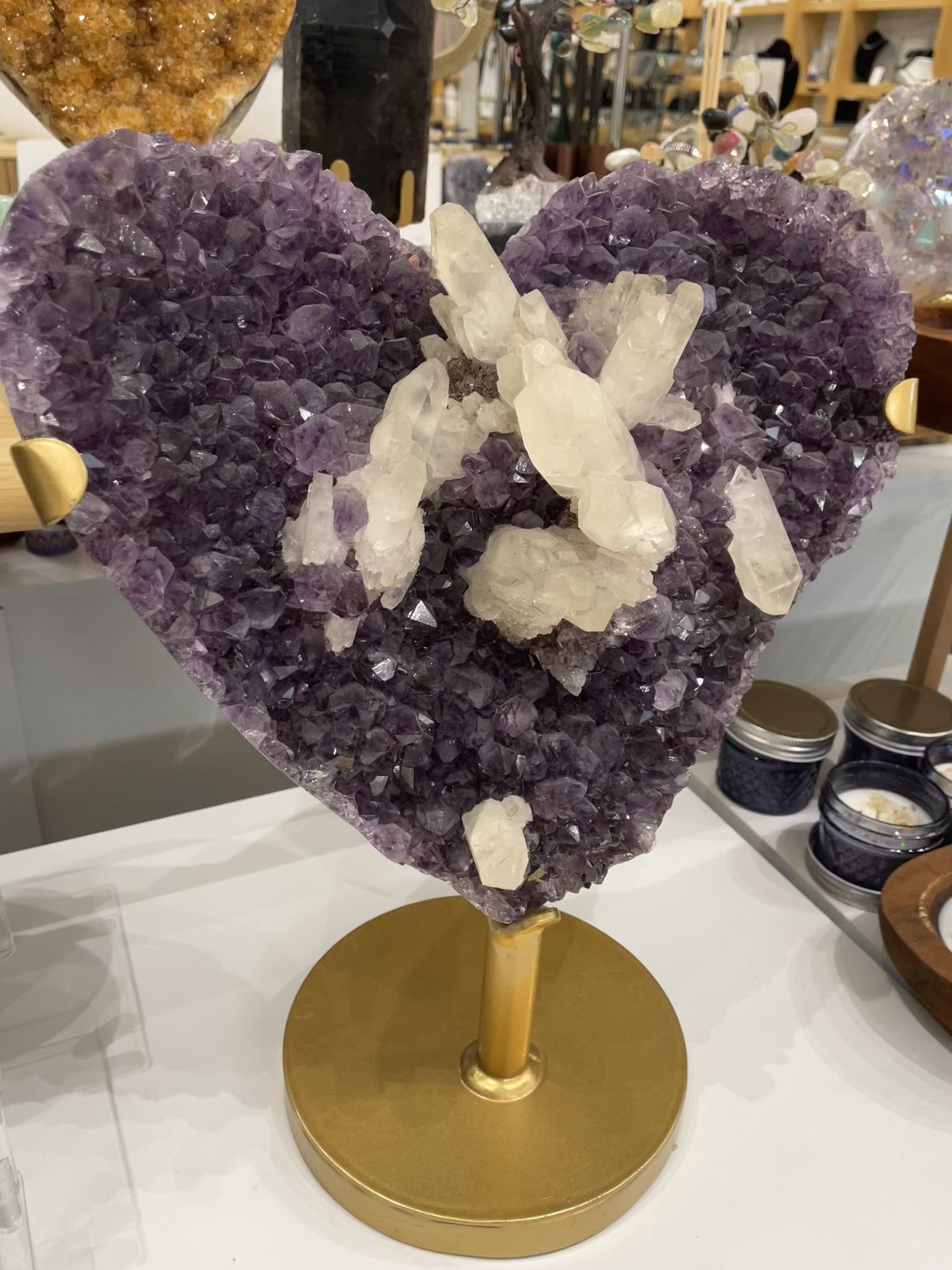 Decor - Amethyst Heart
