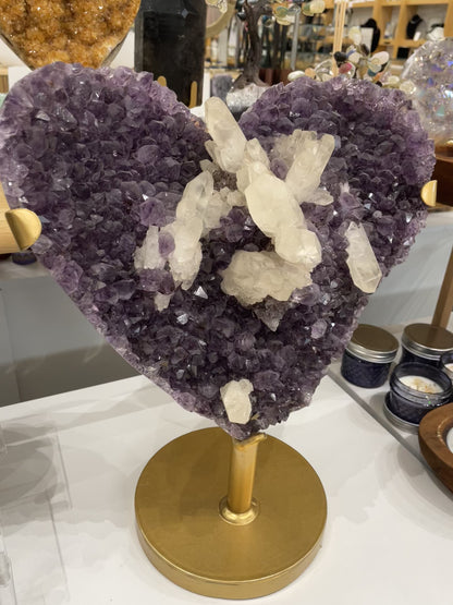 Decor - Amethyst Heart
