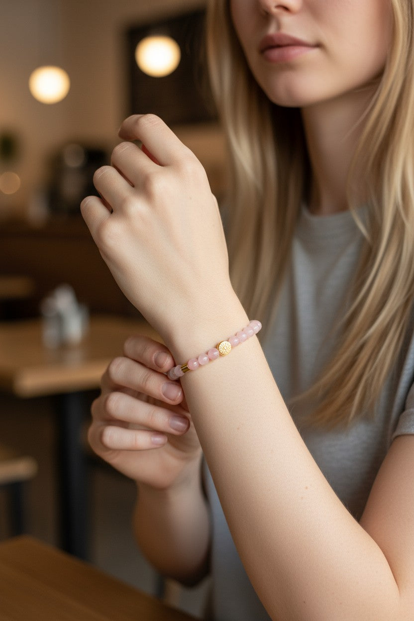 Bracelet - Rose Quartz Stone