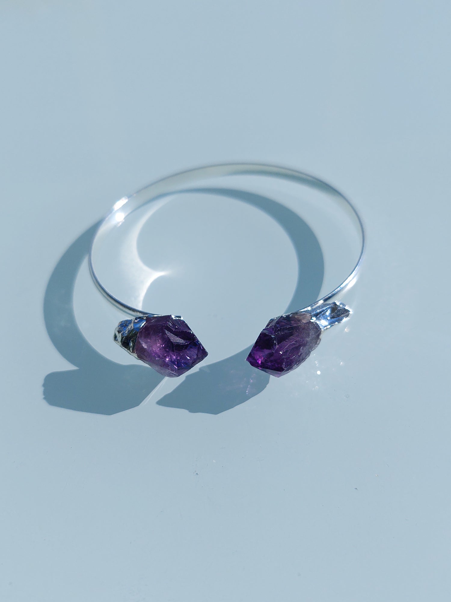 Bracelet - Amethyst &amp; Silver