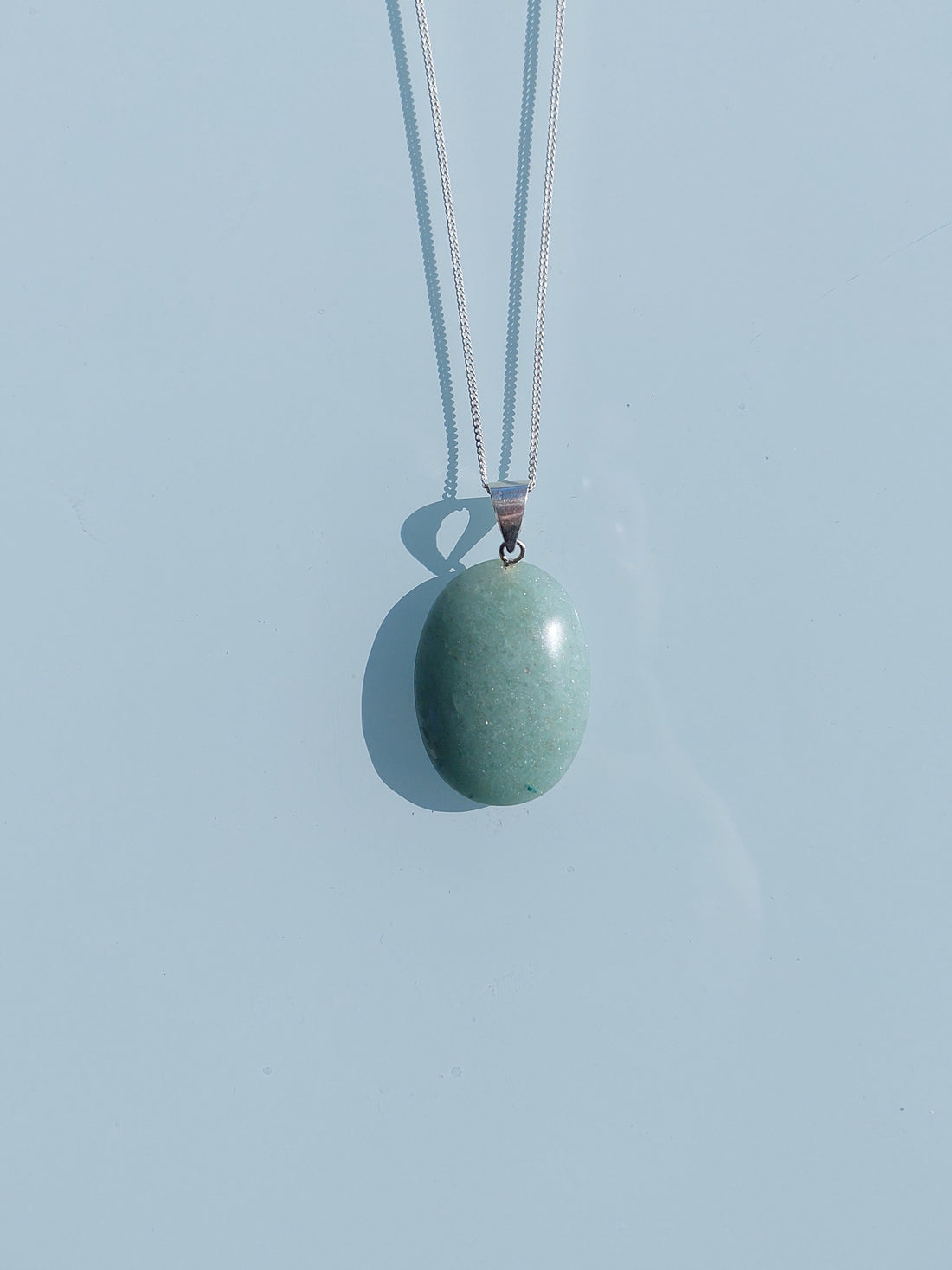 Necklace Green Stone Silver 925