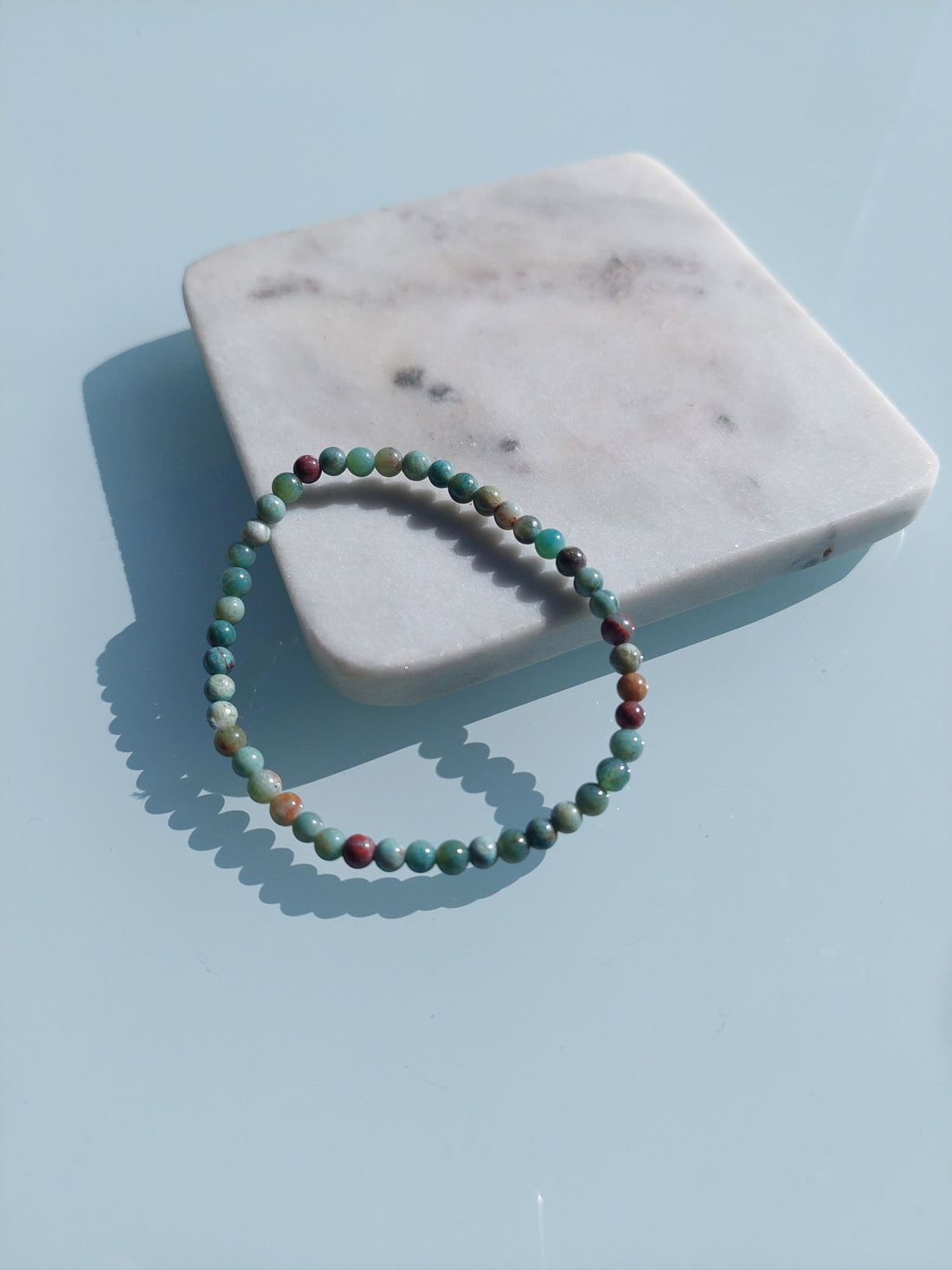 Bracelet - Desert Green Jade Stone -Small