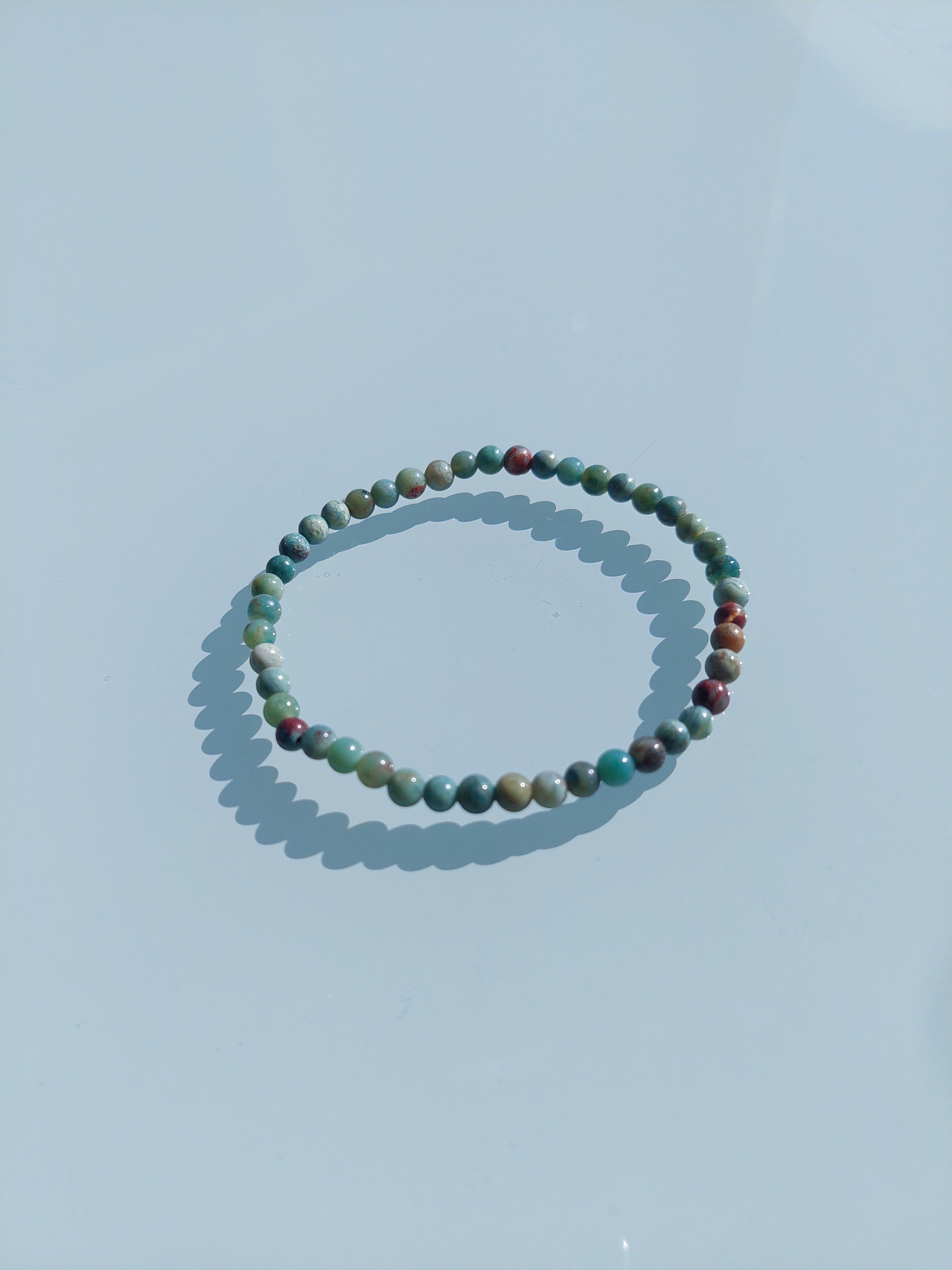 Bracelet - Desert Green Jade Stone -Small