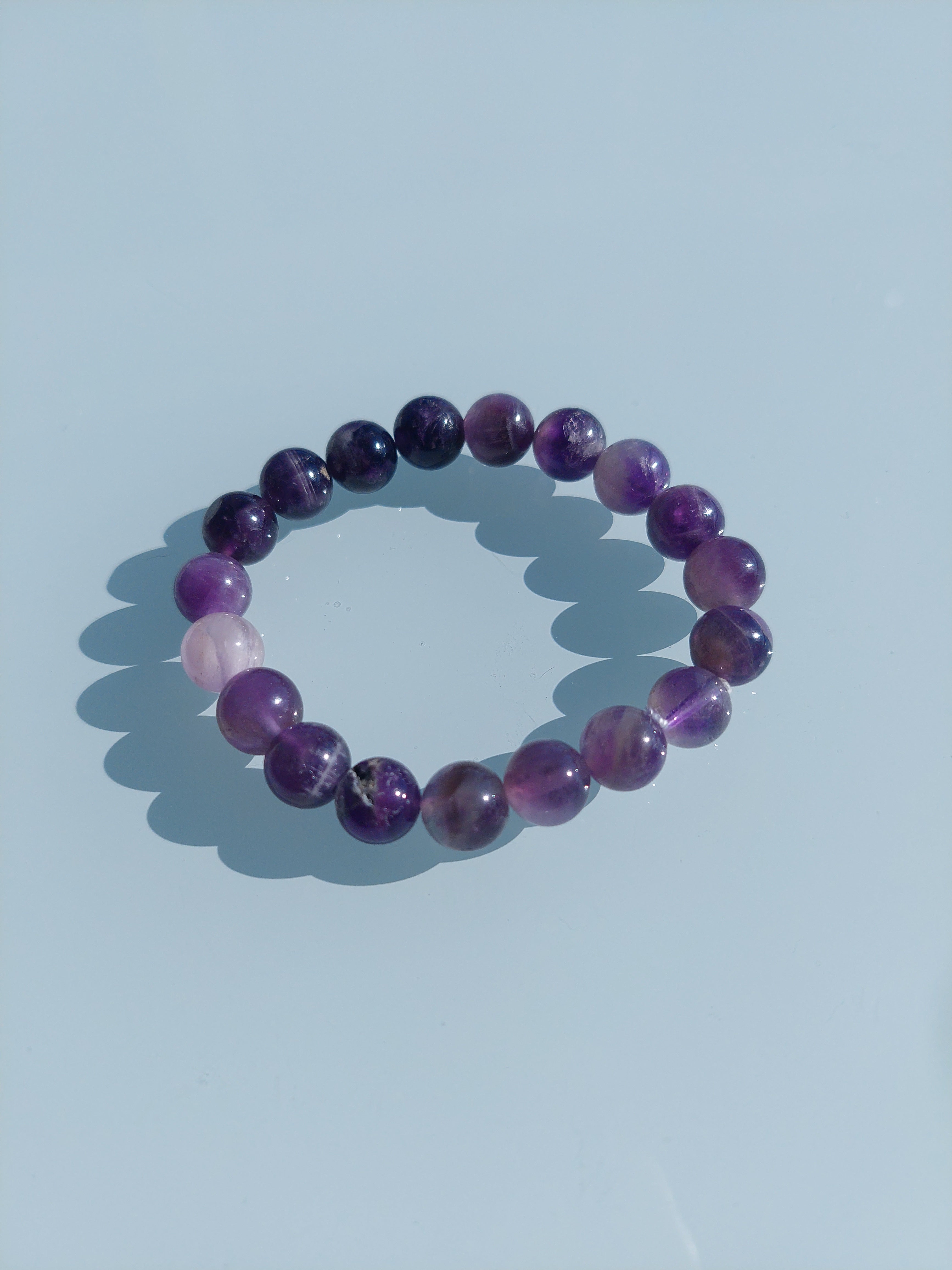 Bracelet - Purple Amethyst Stone