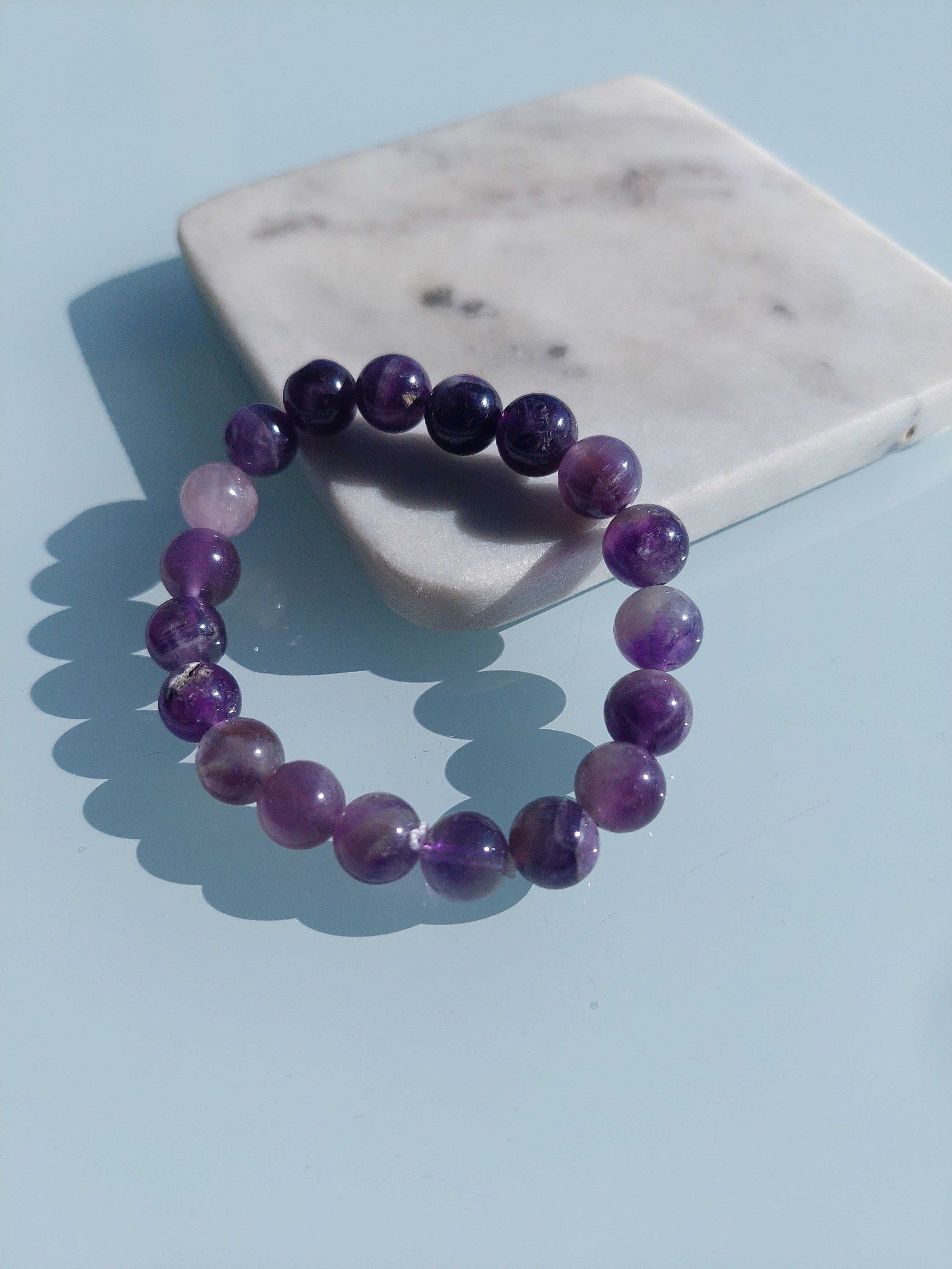 Bracelet - Purple Amethyst Stone