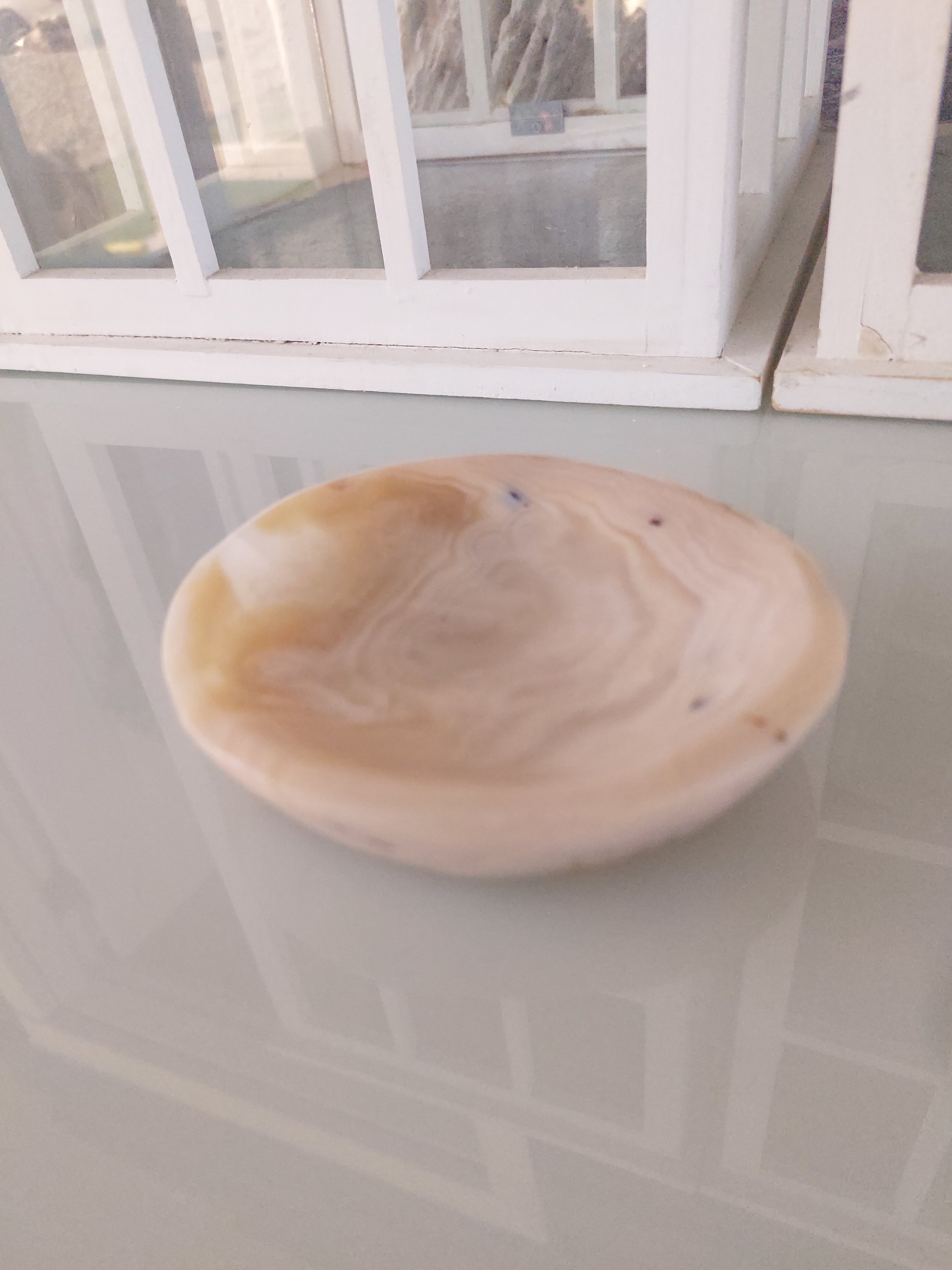 Soap Dish - Ivory Jasper Stone