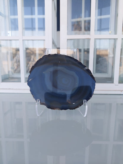 Decor - Dark Blue Agate Stone