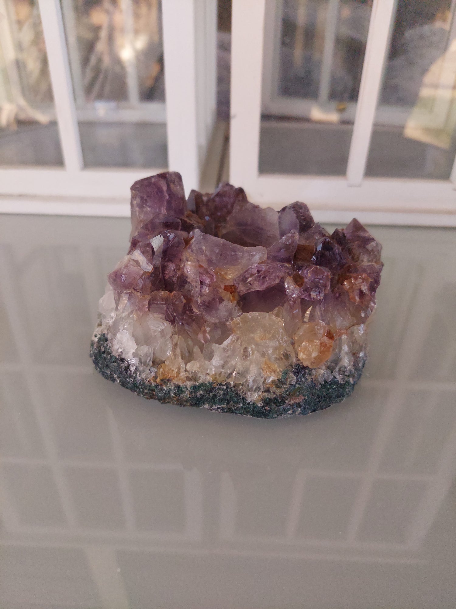 Candle Holder Amethyst