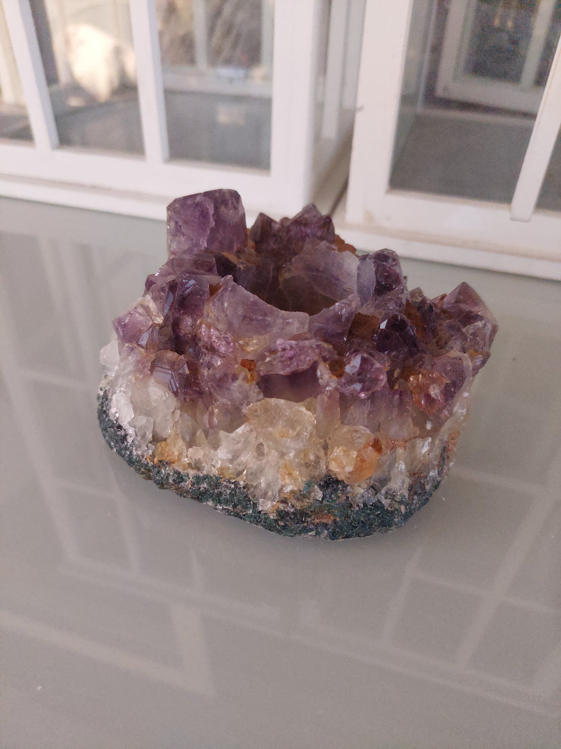 Candle Holder Amethyst