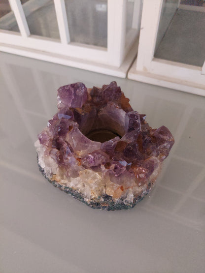 Candle Holder Amethyst