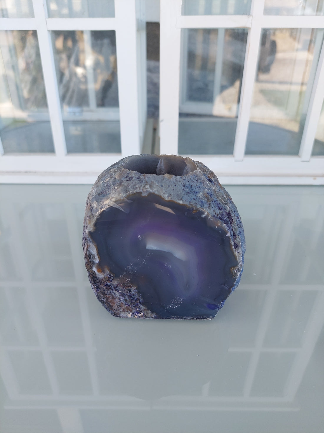 Pen holder - Blue Agate