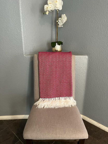 Alpaca Throw Blanket Rose Munay - Domenika