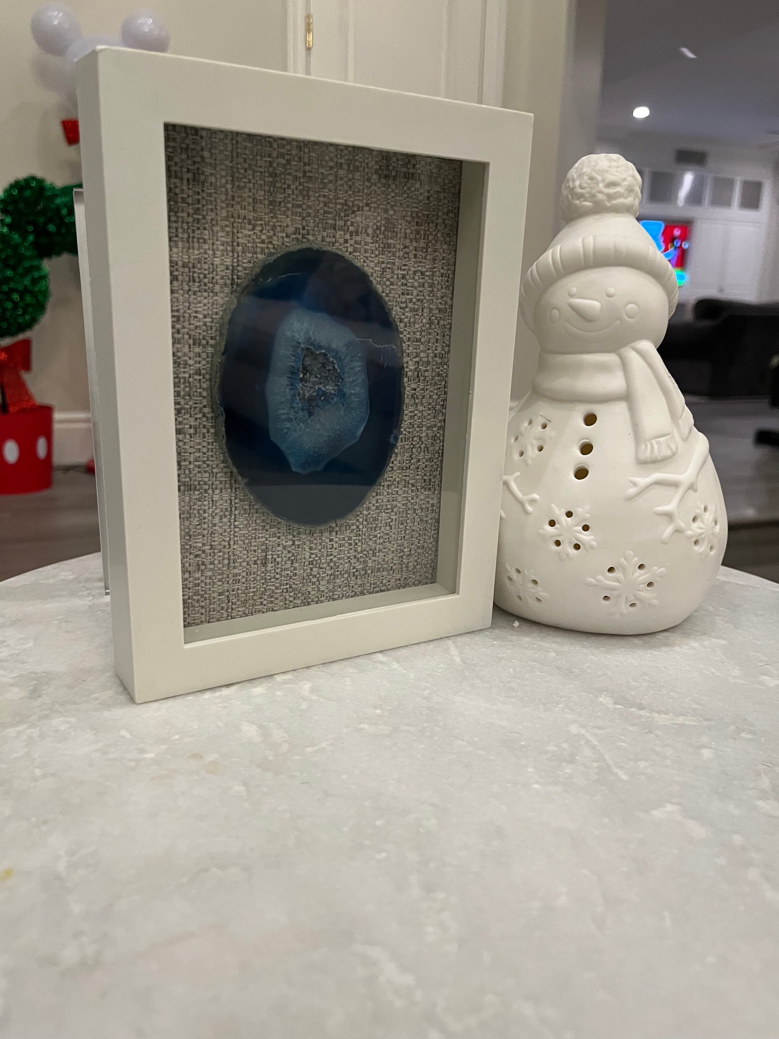 Frame Blue Agate Stone small