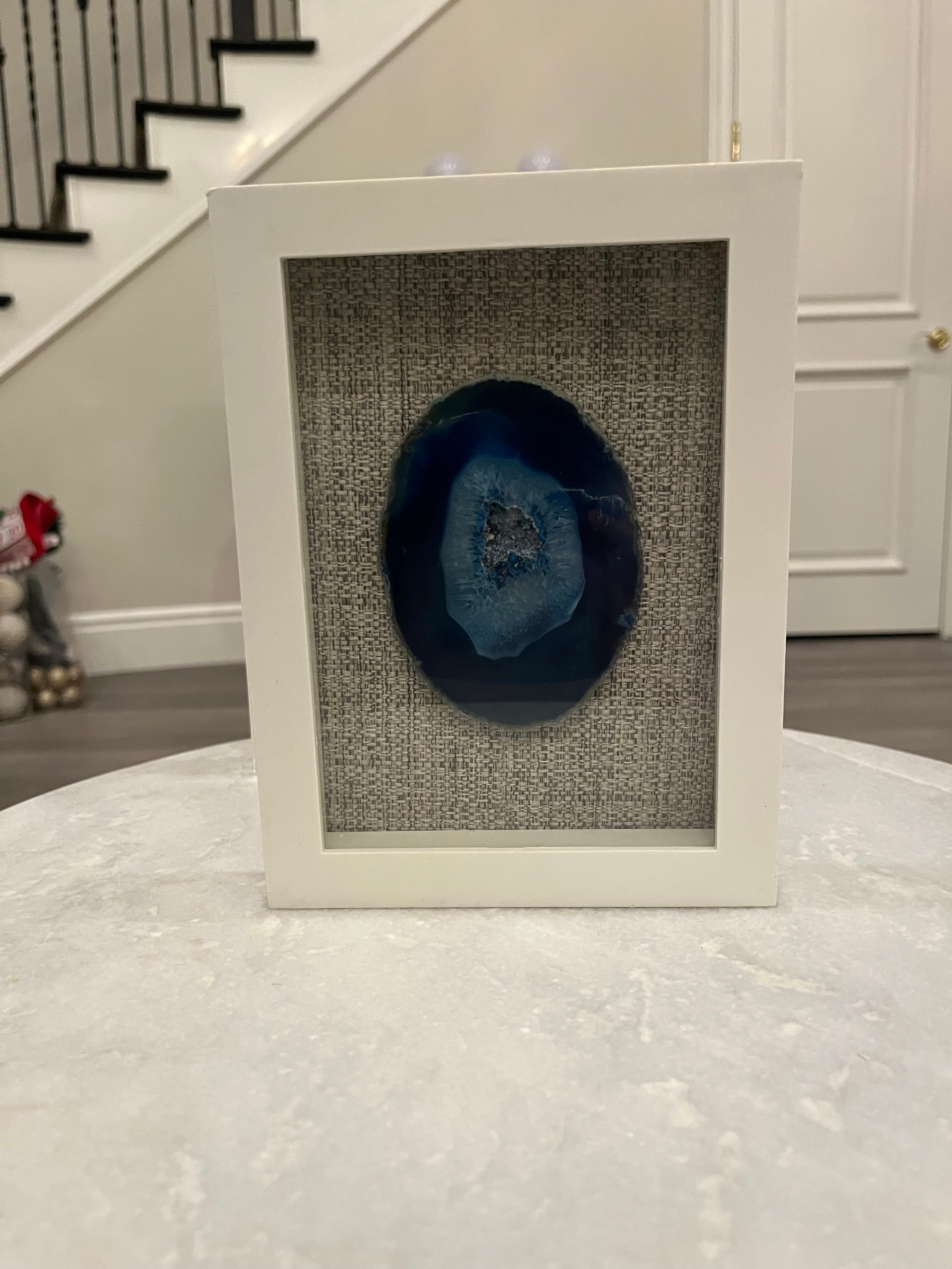 Frame Blue Agate Stone small