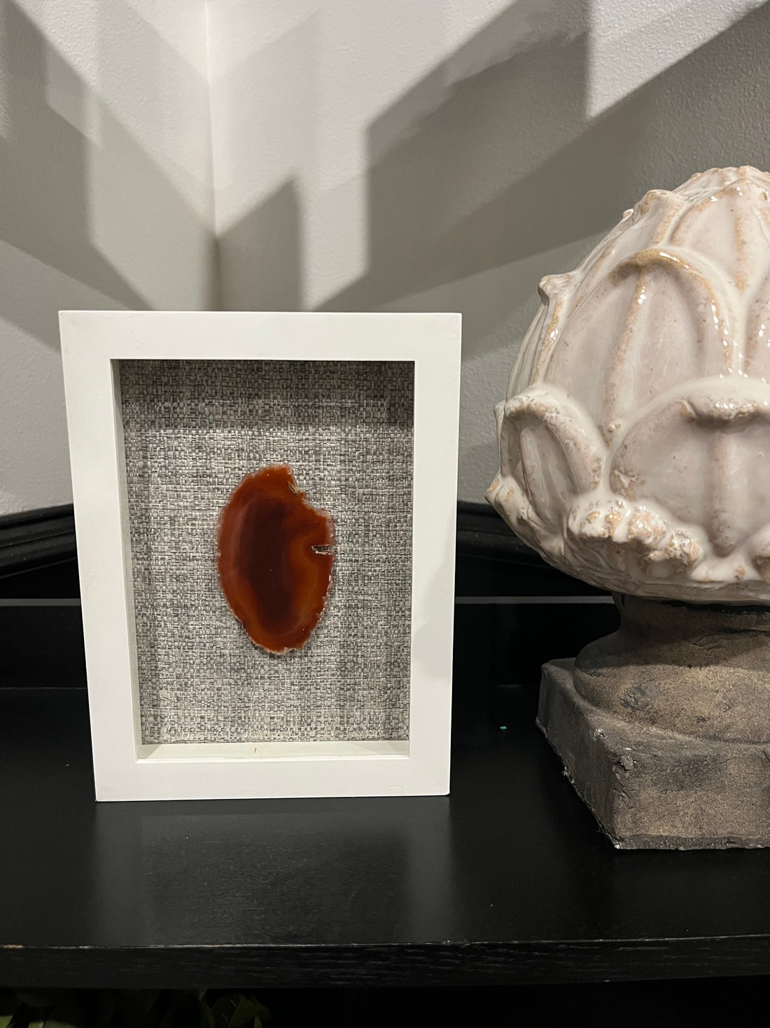Frame Brown Agate Stone Small