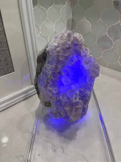 Lamp - Amethyst Stone