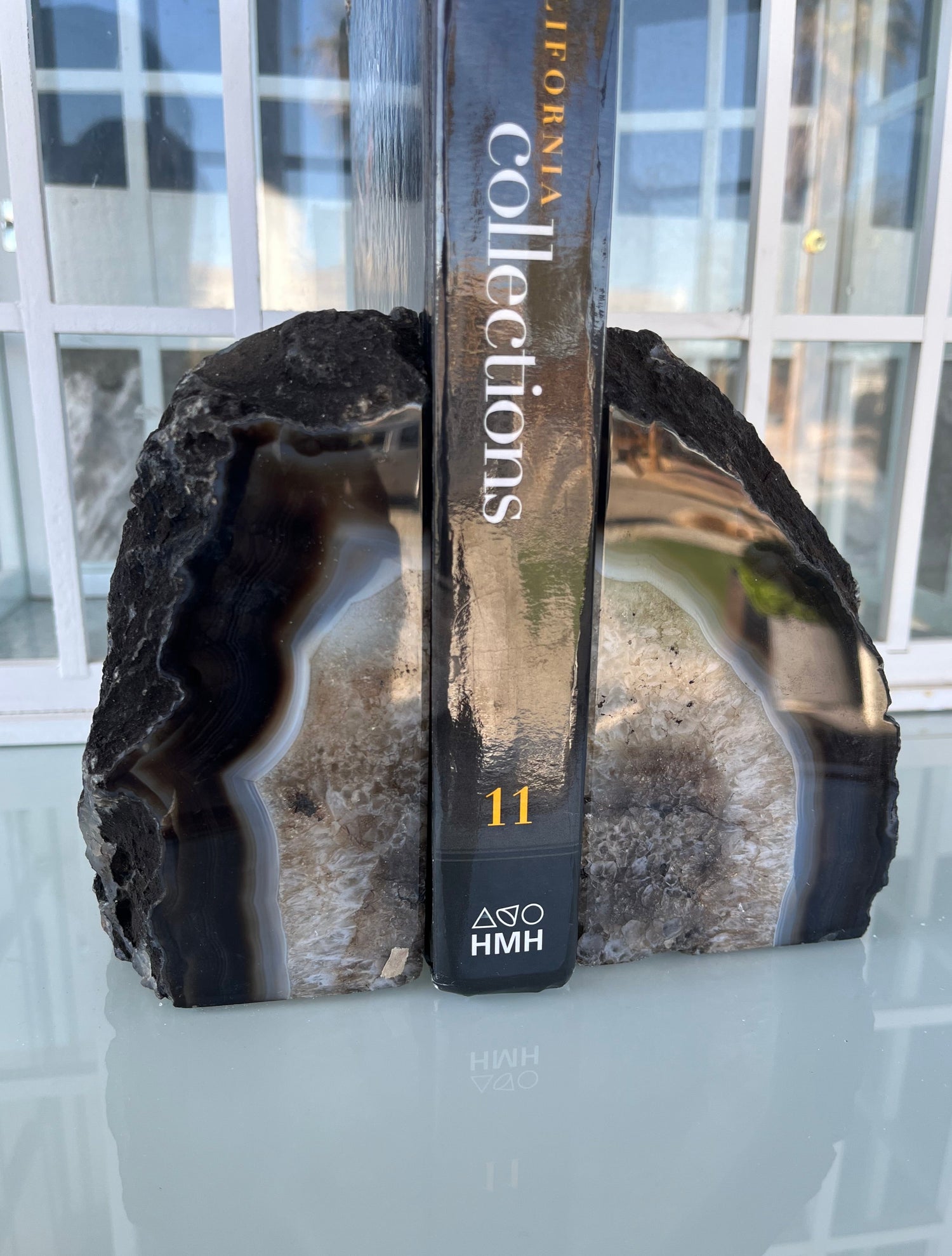 Bookend Black Agate