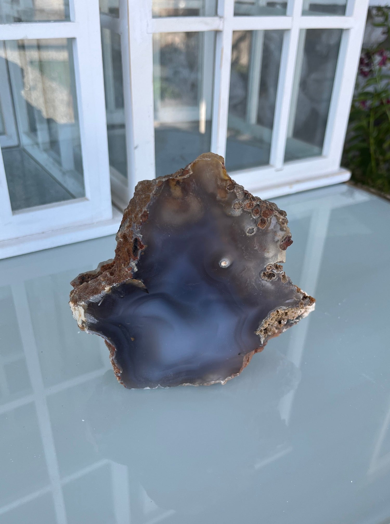 Decor - Blue Agate Stone