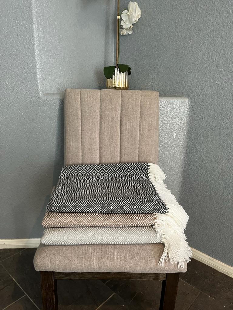 Alpaca Throw Blanket Grey Munay - Domenika