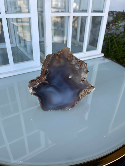 Decor - Brown/Blue Agate Stone